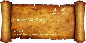 Ludik Vénusz névjegykártya
